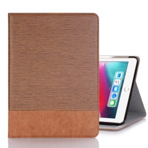 Cross Texture Horizontal Flip PU Leather Case for iPad Pro 12.9 inch (2018), with Holder & Card Slots & Wallet (Brown) (OEM)