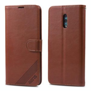 For OPPO K3 / Realme X AZNS Sheepskin Texture Horizontal Flip Leather Case with Holder & Card Slots & Wallet(Brown) (AZNS) (OEM)