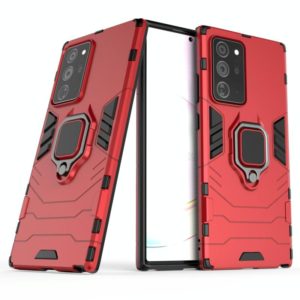 For Samsung Galaxy Note20 Ultra PC + TPU Anti-fall Protective Case with Ring Holder(Red) (OEM)