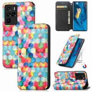 For ZTE Nubia Z30 Pro Colorful Magnetic Horizontal Flip Leather Phone Case with Holder & Card Slot & Wallet(Magic Space) (OEM)