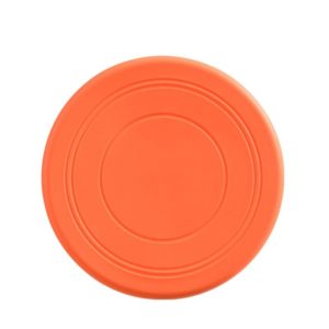 Pet Toy Flying Disc Pet Interactive Training Floating Water Bite-Resistant Soft Flying Disc(Orange) (OEM)