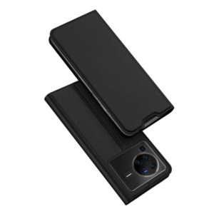 For vivo X80 Pro DUX DUCIS Skin Pro Series PU + TPU Leather Phone Case(Black) (DUX DUCIS) (OEM)