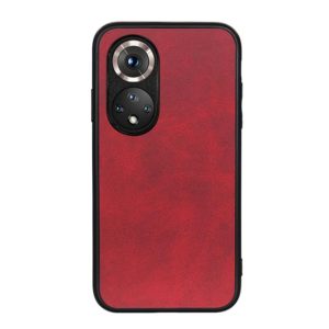 For Honor 50 Pro Accurate Hole Two-color Calf Texture Shockproof Case(Red) (OEM)
