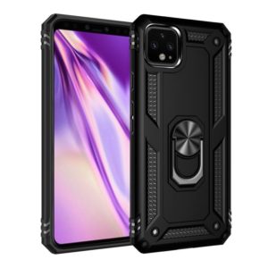 For Google Pixel 4XL Shockproof TPU + PC Protective Case with 360 Degree Rotating Holder(Black) (OEM)