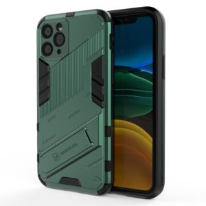 For iPhone 11 Punk Armor 2 in 1 PC + TPU Shockproof Case with Invisible Holder (Green) (OEM)