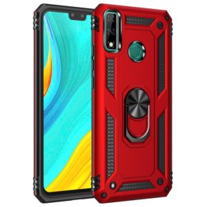 For Huawei Y8s Shockproof TPU + PC Protective Case with 360 Degree Rotating Holder(Red) (OEM)