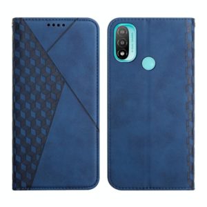 For Motorola Moto E20 / E30 / E40 Skin Feel Magnetic Leather Phone Case(Blue) (OEM)