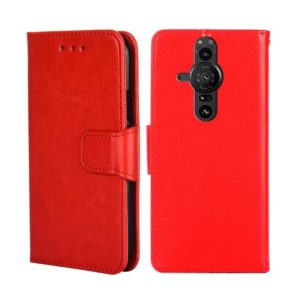 For Sony Xperia Pro-I Crystal Texture Leather Phone Case(Red) (OEM)