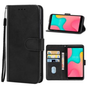 Leather Phone Case For Wiko Y60(Black) (OEM)