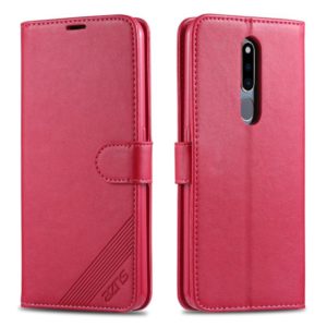 For OPPO F11 Pro AZNS Sheepskin Texture Horizontal Flip Leather Case with Holder & Card Slots & Wallet(Red) (AZNS) (OEM)