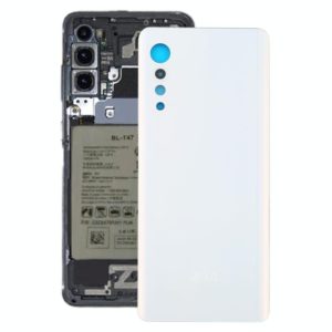 Battery Back Cover for LG Velvet LMG910EMW LM-G910EMW / Velvet 5G LM-G900N LM-G900EM(White) (OEM)