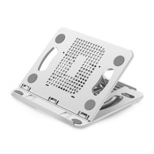 S6 Universal Rotatable Foldable 8-level Laptop Cooling Bracket with Handle (White) (OEM)