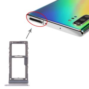 For Samsung Galaxy Note10+ SIM Card Tray / Micro SD Card Tray (Grey) (OEM)