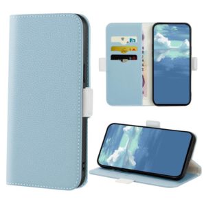 For Nokia G21 Candy Color Litchi Texture Leather Phone Case(Light Blue) (OEM)