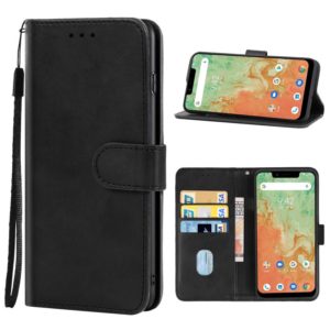 Leather Phone Case For UMIDIGI A3X(Black) (OEM)