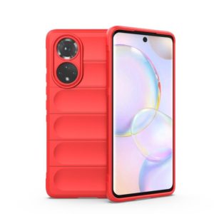 For Huawei Nova 9/Honor 50 Magic Shield TPU + Flannel Phone Case(Red) (OEM)