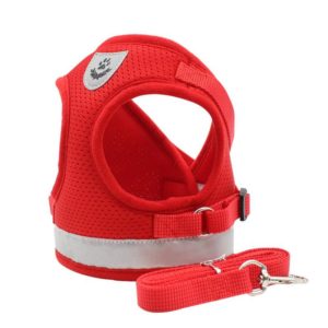 BL-844 Pet Chest Straps Reflective Breathable Dog Rope, Size: XS(Red) (OEM)