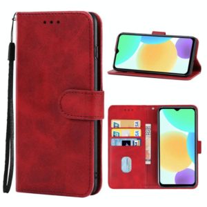 Leather Phone Case For Infinix Smart 6(Red) (OEM)