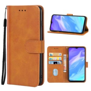 Leather Phone Case For Infinix Itel Vision 1(Brown) (OEM)