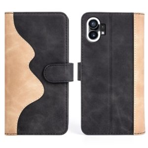 For Nothing Phone 1 Stitching Horizontal Flip Leather Phone Case(Black) (OEM)