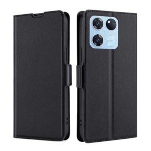 For OnePlus Ace Racing Ultra-thin Voltage Side Buckle Horizontal Flip Leather Phone Case(Black) (OEM)