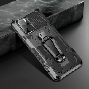For Huawei P40 Machine Armor Warrior Shockproof PC + TPU Protective Case(Black) (OEM)