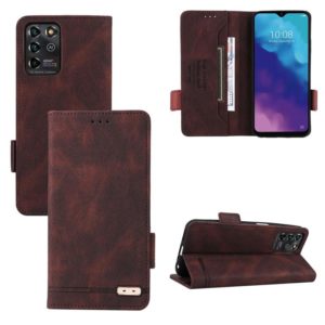 For ZTE Blade V2020/V30 Vita Magnetic Clasp Flip Leather Phone Case(Brown) (OEM)