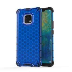 Shockproof Honeycomb PC + TPU Case for Huawei Mate 20 Pro (Blue) (OEM)
