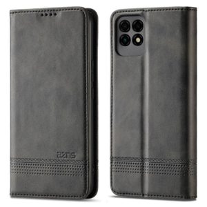 For Huawei Maimang 10 SE AZNS Magnetic Calf Texture Horizontal Flip Leather Case with Card Slots & Holder & Wallet(Black) (AZNS) (OEM)
