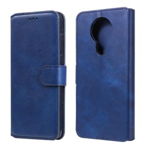 For Nokia 3.4 / 7.3 Classic Calf Texture PU + TPU Horizontal Flip Leather Case, with Holder & Card Slots & Wallet(Blue) (OEM)