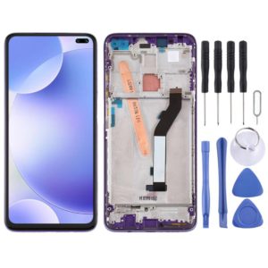 Original LCD Screen for Xiaomi Redmi K30 5G Digitizer Full Assembly with Frame(Purple) (OEM)