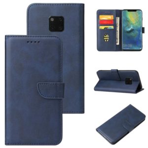 For Huawei Mate 20 Pro Calf Texture Buckle Horizontal Flip Leather Case with Holder & Card Slots & Wallet(Blue) (OEM)