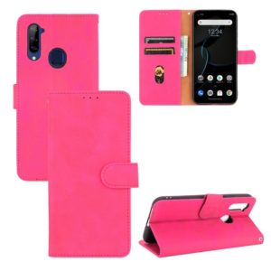For ZTE Libero 5G Solid Color Skin Feel Magnetic Buckle Horizontal Flip Calf Texture PU Leather Case with Holder & Card Slots & Wallet(Rose Red) (OEM)