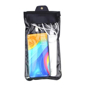 2 PCS Mobile Phone Touch Screen Transparent Dustproof And Waterproof Bag(Black Back Without Hole) (OEM)