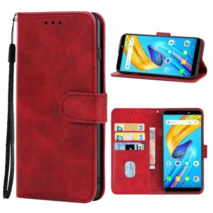 For Tecno Spark 2 Leather Phone Case(Red) (OEM)