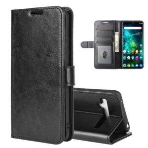 For TCL 10 Pro R64 Texture Single Horizontal Flip Protective Case with Holder & Card Slots & Wallet& Photo Frame(Black) (OEM)