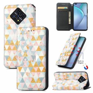 For Infinix Zero 8 CaseNeo Colorful Magnetic Leather Case with Holder & Card Slot & Wallet(Rhombus) (OEM)