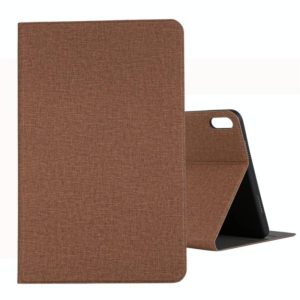 For Huawei Matepad Pro 10.8 inch Craft Cloth TPU Protective Case with Holder(Brown) (OEM)