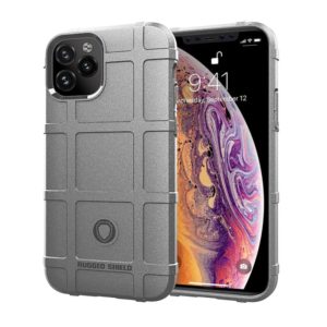 For iPhone 12 / 12 Pro Full Coverage Shockproof TPU Case(Grey) (OEM)