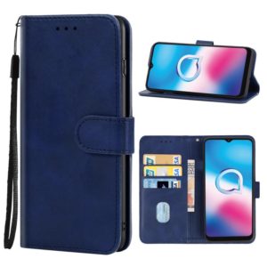 Leather Phone Case For Alcatel 3X (2020)(Blue) (OEM)