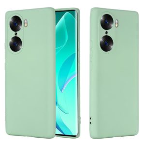 For Honor 60 Pro Color Liquid Silicone Phone Case(Green) (OEM)