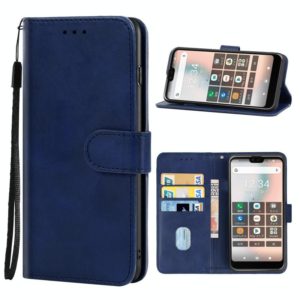 Leather Phone Case For Kyocera Gratina KYV48(Blue) (OEM)