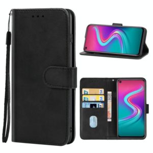 For Tecno A11 Leather Phone Case(Black) (OEM)
