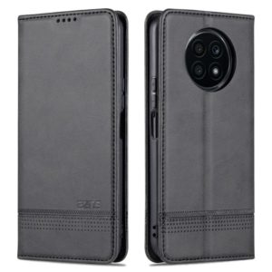 For Honor X20 AZNS Magnetic Calf Texture Horizontal Flip Leather Case with Card Slots & Holder & Wallet(Black) (AZNS) (OEM)
