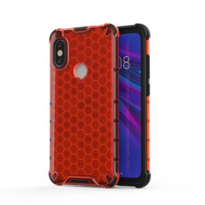 For Xiaomi Redmi Note5/Note5 Pro Shockproof Honeycomb PC + TPU Case(Red) (OEM)
