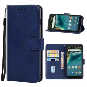 For ZTE AVID 589 / Z5158 Leather Phone Case(Blue) (OEM)
