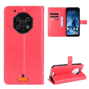 For Oukitel WP13 5G Crazy Horse Texture Horizontal Flip Leather Case with Holder & Card Slots & Lanyard(Red) (OEM)