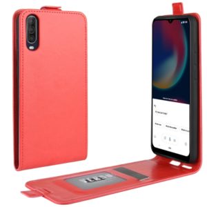 For Wiko view 4/ 4 lite R64 Texture Single Vertical Flip Leather Protective Case with Card Slots & Photo Frame(Red) (OEM)