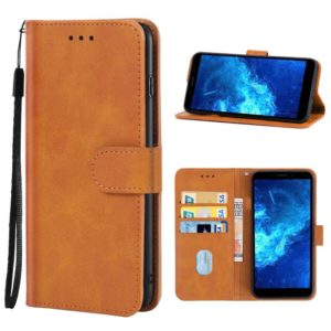 Leather Phone Case For Cricket Icon 2(Brown) (OEM)