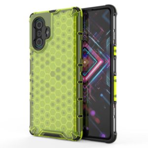 For Xiaomi Redmi K40 Gaming Shockproof Honeycomb PC + TPU Protective Case(Green) (OEM)